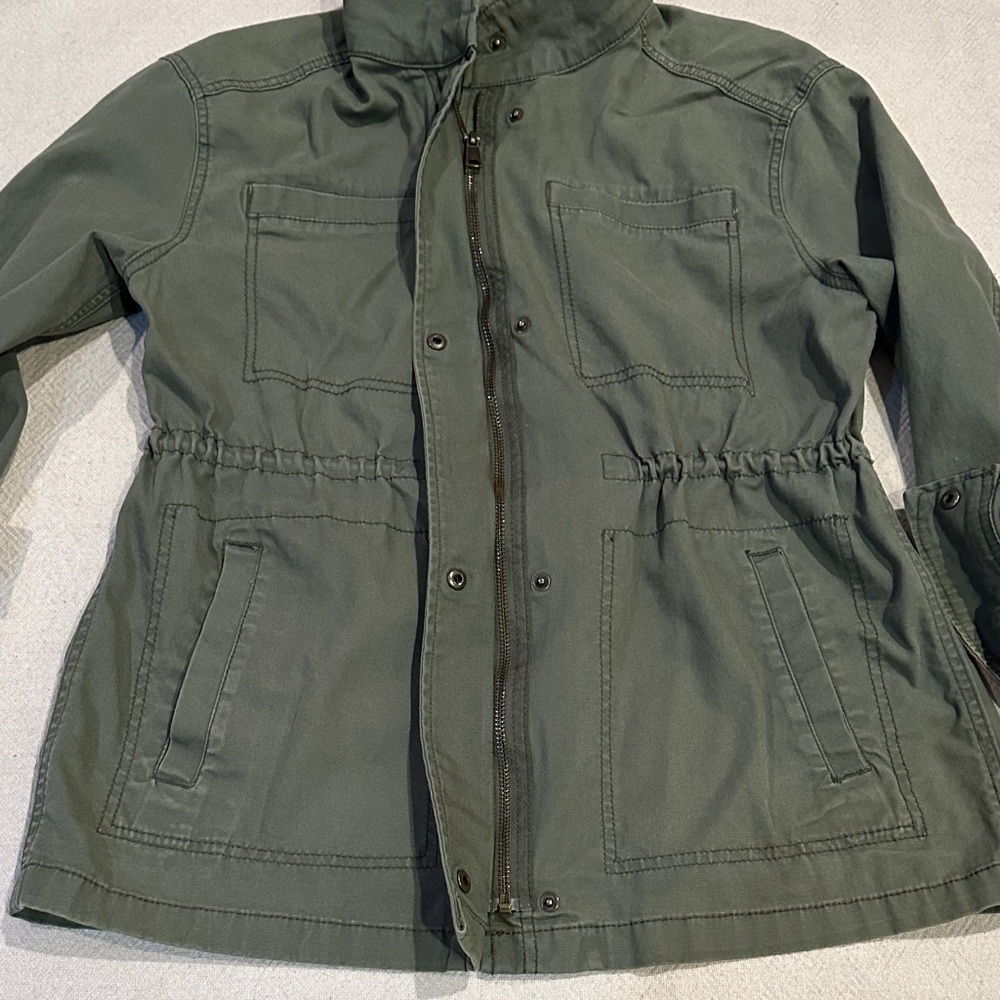 Old Navy Dark Green Utility Jacket S - Picture 6 of 11
